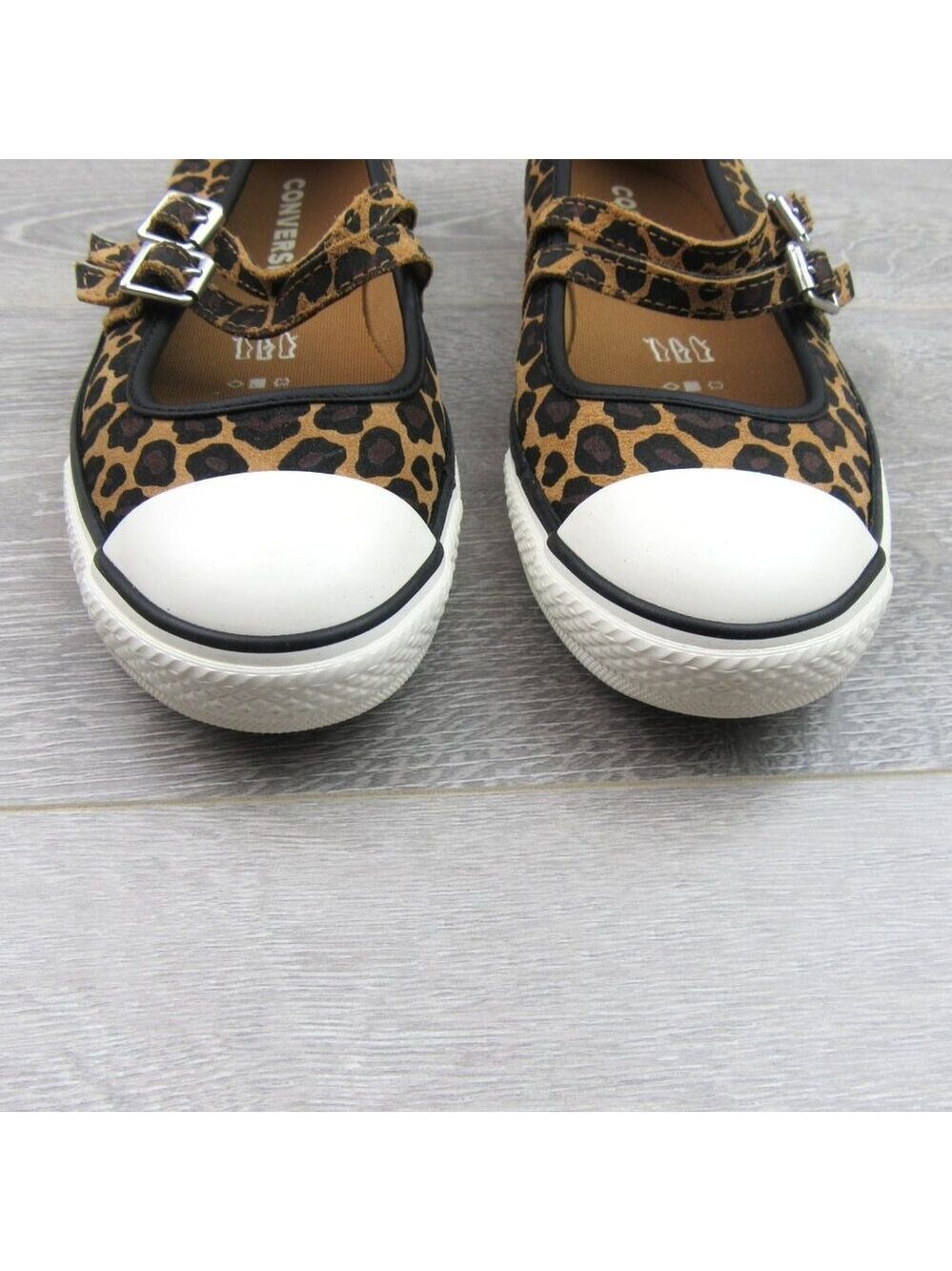 Converse CTAS OX Dainty Jane Leopard Women's Size 9.5 Shoes NEW - Picture 5 of 13